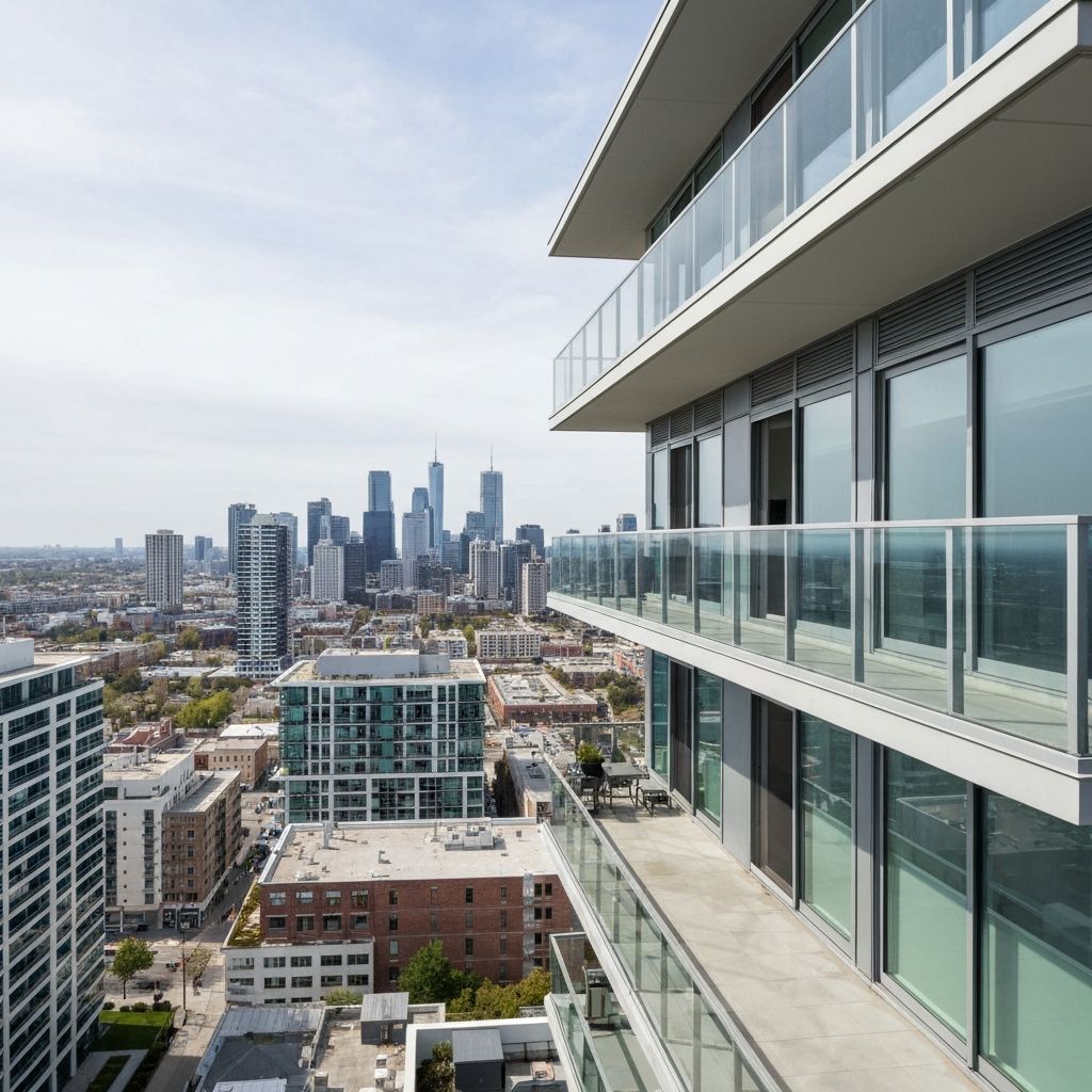 Sky-High City View Apartment